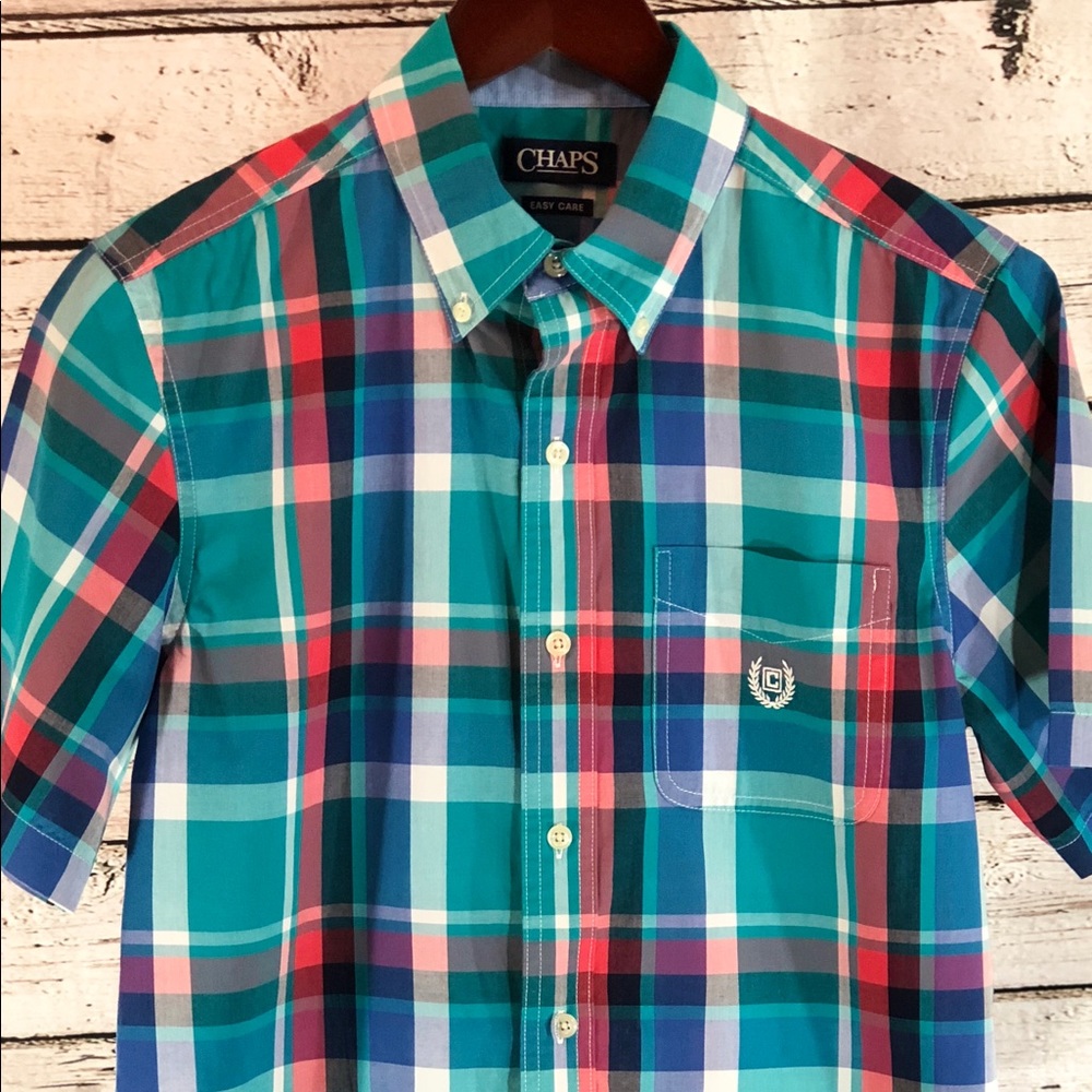 ⛵️CHAPS NWOT Men’s Plaid Button Down Shirt